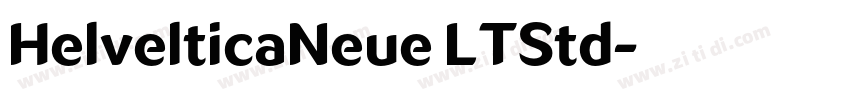 HelvelticaNeue LTStd字体转换